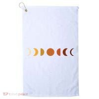 Solar Eclipse Moon Golf Towel thumb 0
