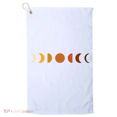 Solar Eclipse Moon Golf Towel
