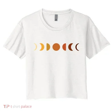 Solar Eclipse Moon Women's Crop Top Tee
