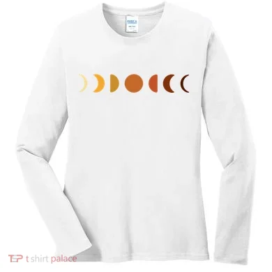 Solar Eclipse Moon Women's Long Sleeve Shirt