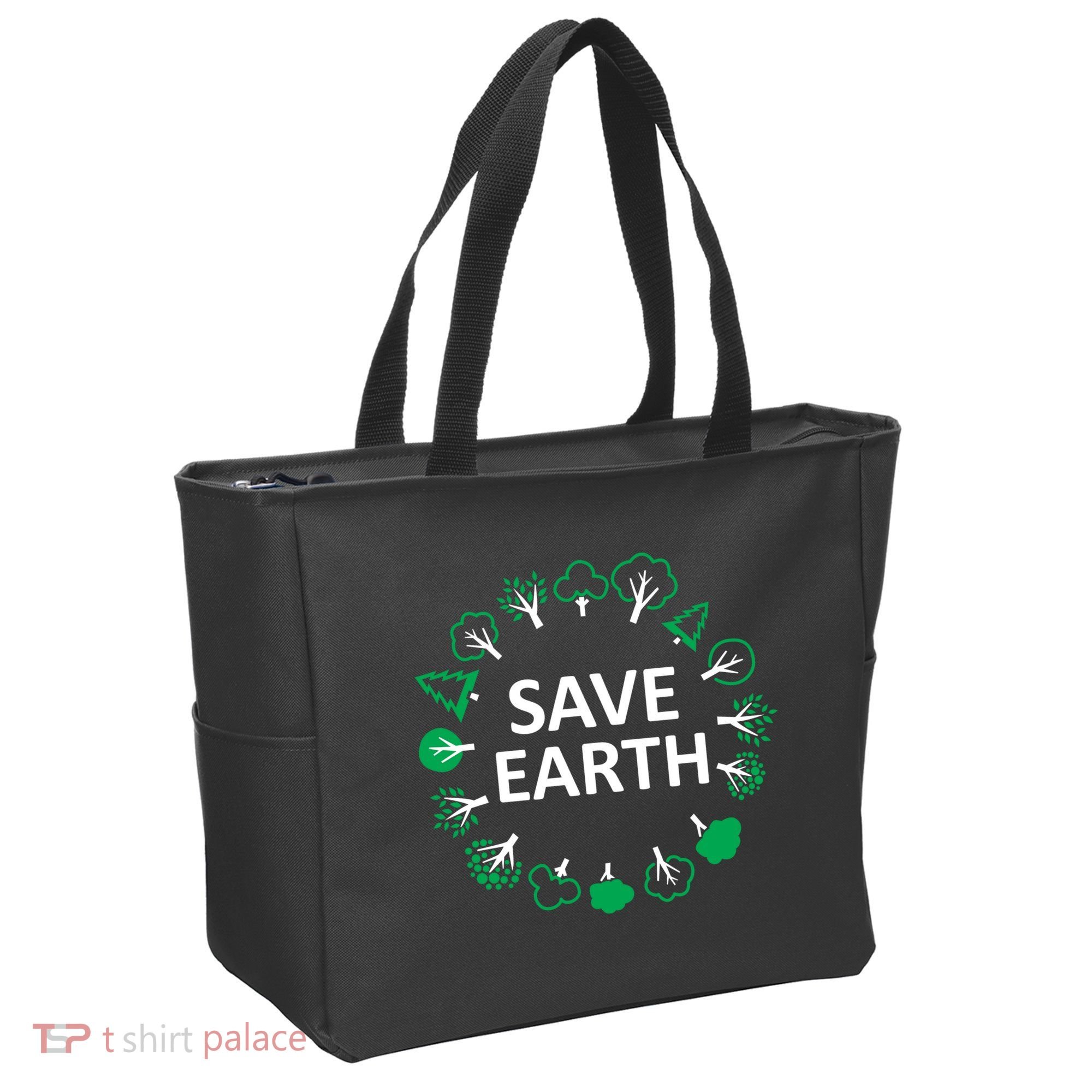 Save Earth Nature Trees Tote Bag