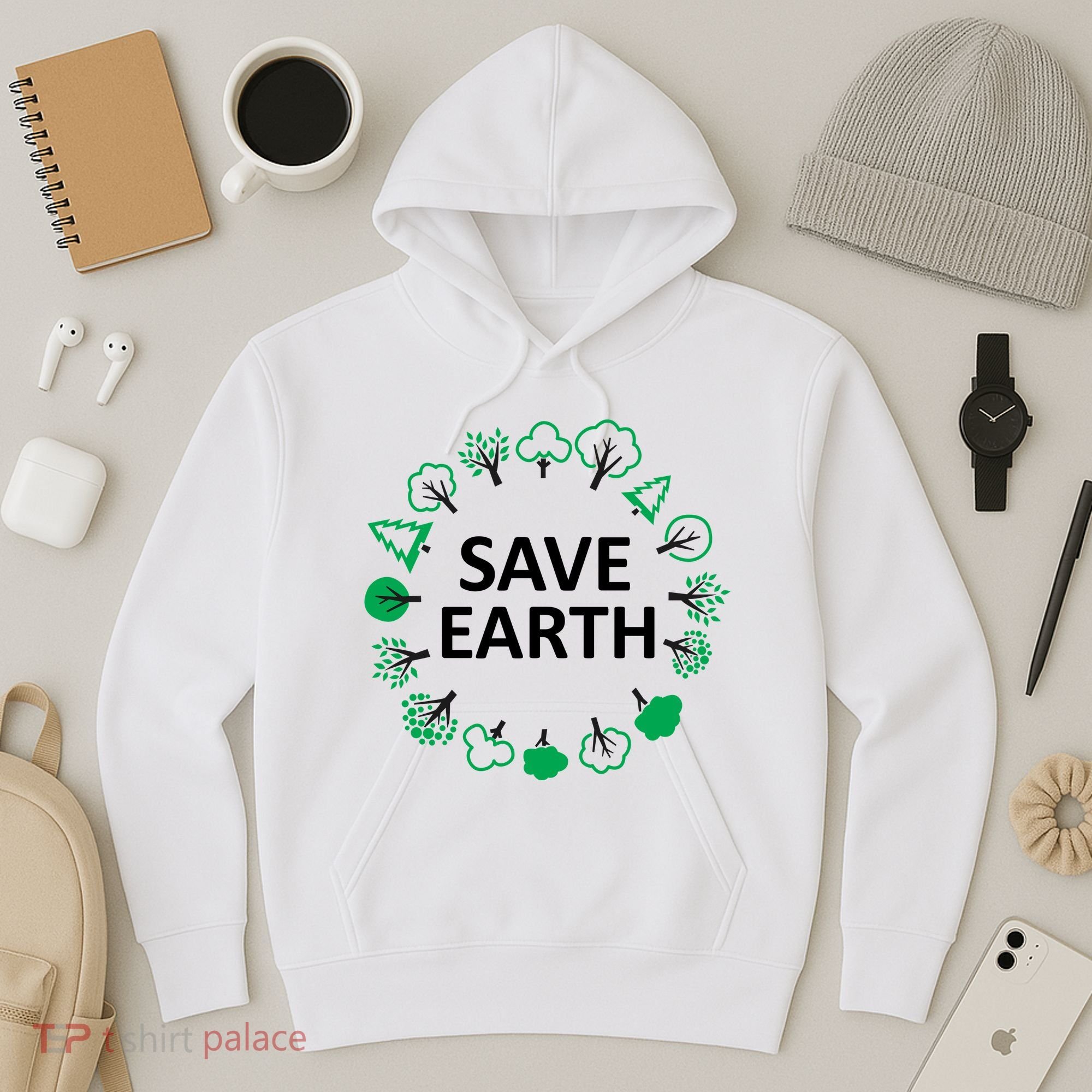 Save Earth Nature Trees Hoodie