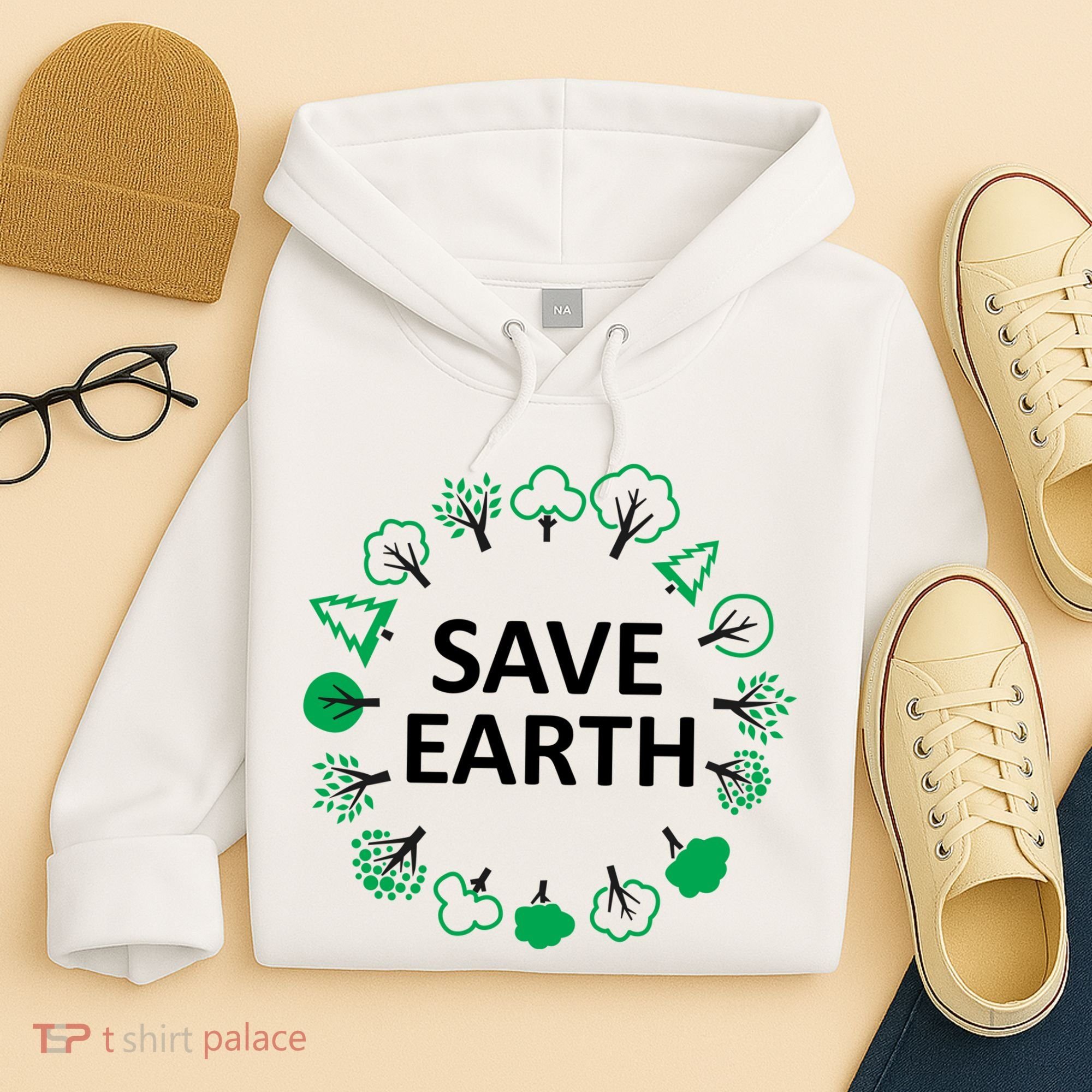 Save Earth Nature Trees Hoodie