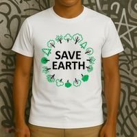 Save Earth Nature Trees T-Shirt thumb 3