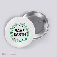 Save Earth Nature Trees Button thumb 0