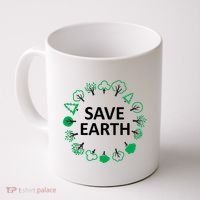 Save Earth Nature Trees Coffee Mug thumb 0