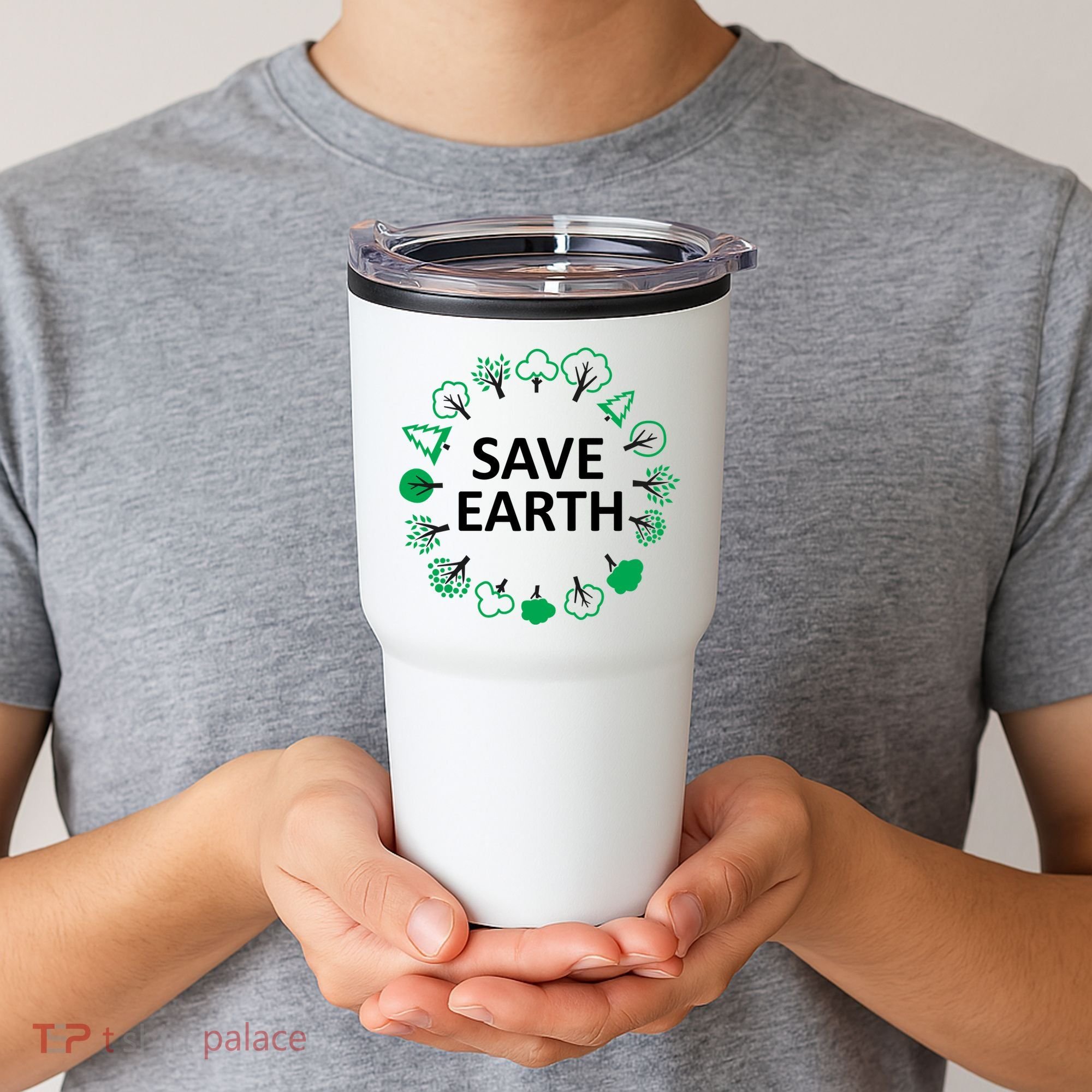 Save Earth Nature Trees Tumbler