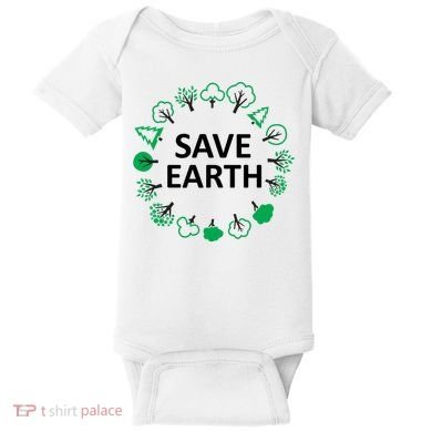 Save Earth Nature Trees Baby Bodysuit