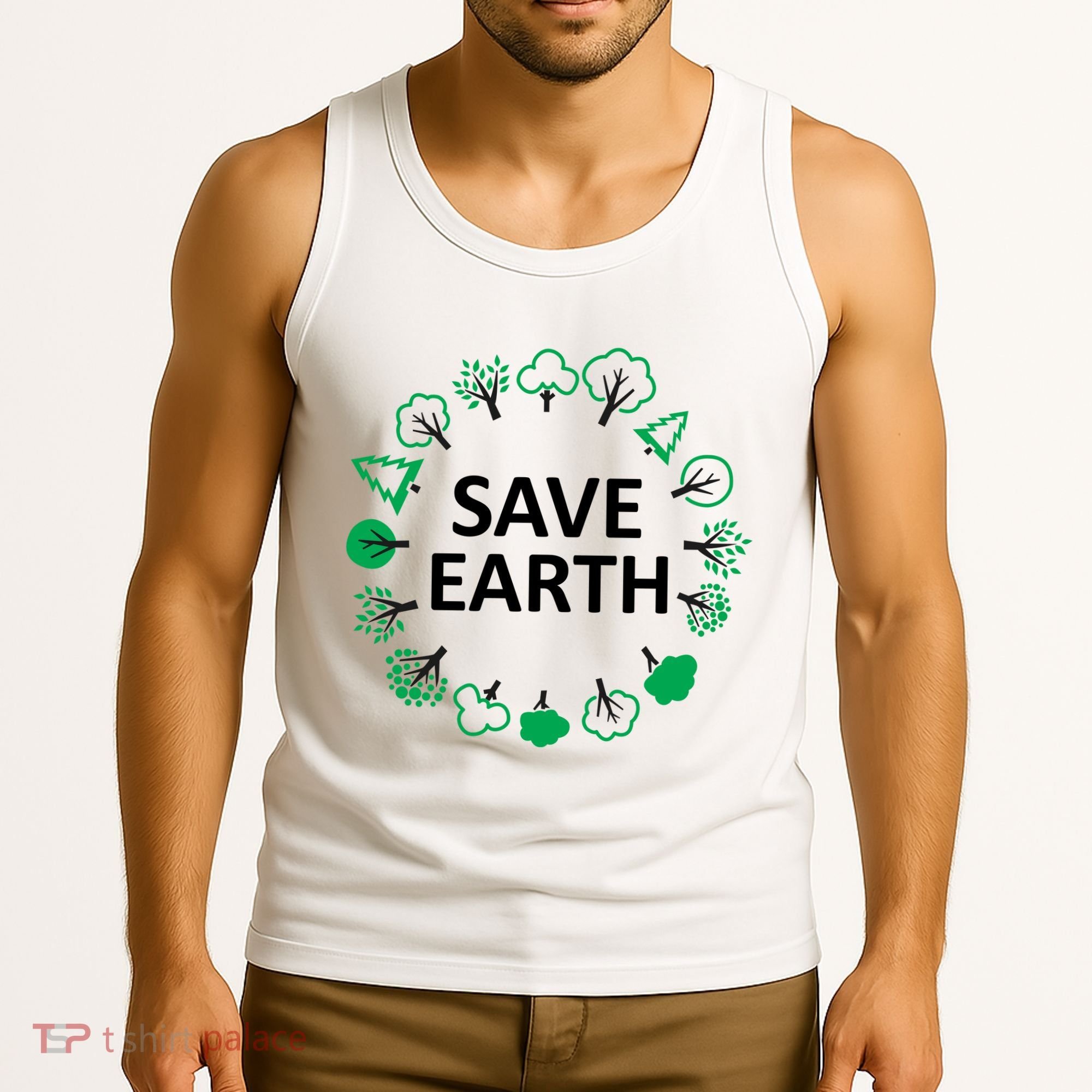 Save Earth Nature Trees Tank Top