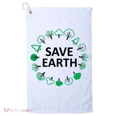 Save Earth Nature Trees Golf Towel