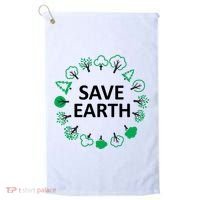 Save Earth Nature Trees Golf Towel thumb 0