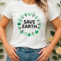 Save Earth Nature Trees Women's T-Shirt thumb 2