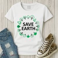 Save Earth Nature Trees Women's T-Shirt thumb 3