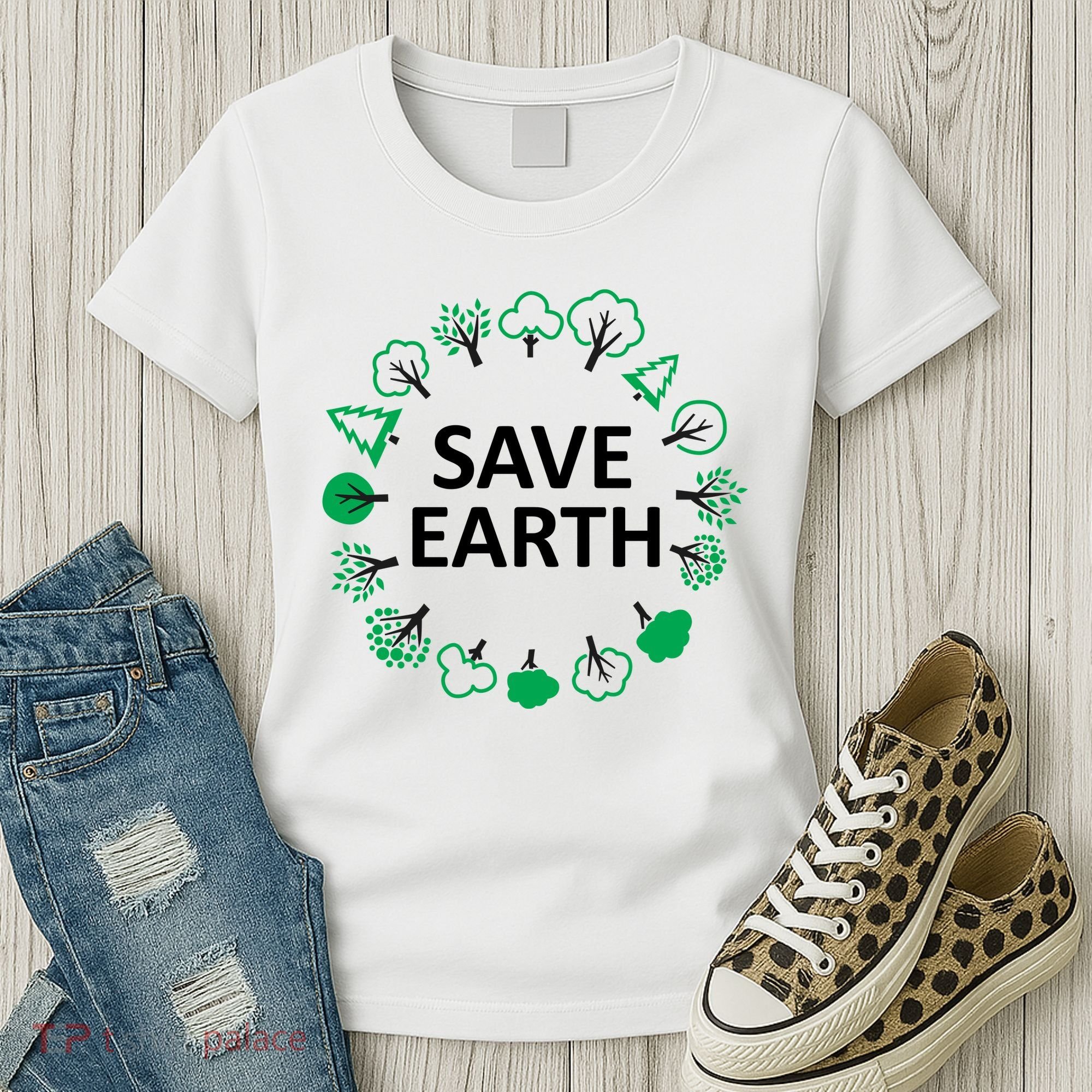 Save Earth Nature Trees Women's T-Shirt