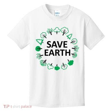 Save Earth Nature Trees Kids T-Shirt