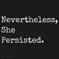 Senator Elizabeth Warren Nevertheless, She Persisted. Backpack thumb 2