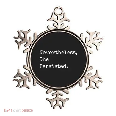 Senator Elizabeth Warren Nevertheless, She Persisted. Ornament