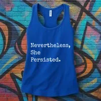 Senator Elizabeth Warren Nevertheless, She Persisted. Women's Tank Top thumb 3