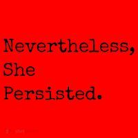 Senator Elizabeth Warren Nevertheless, She Persisted. Santa Hat thumb 1