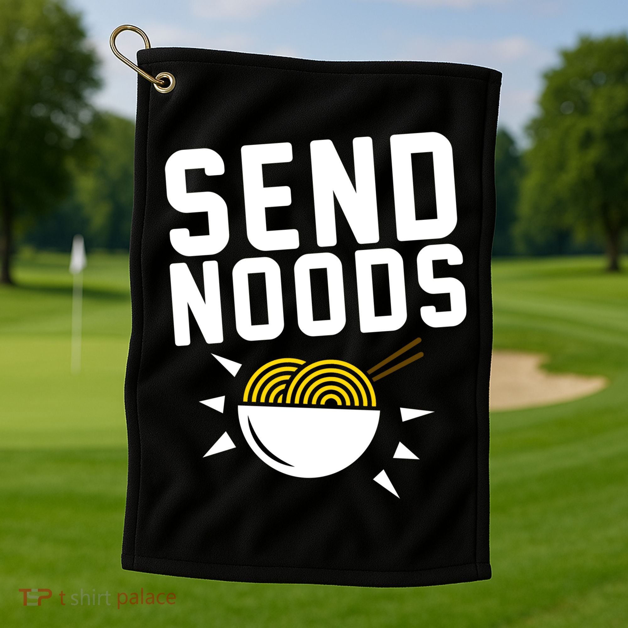 Send Noodles Golf Towel