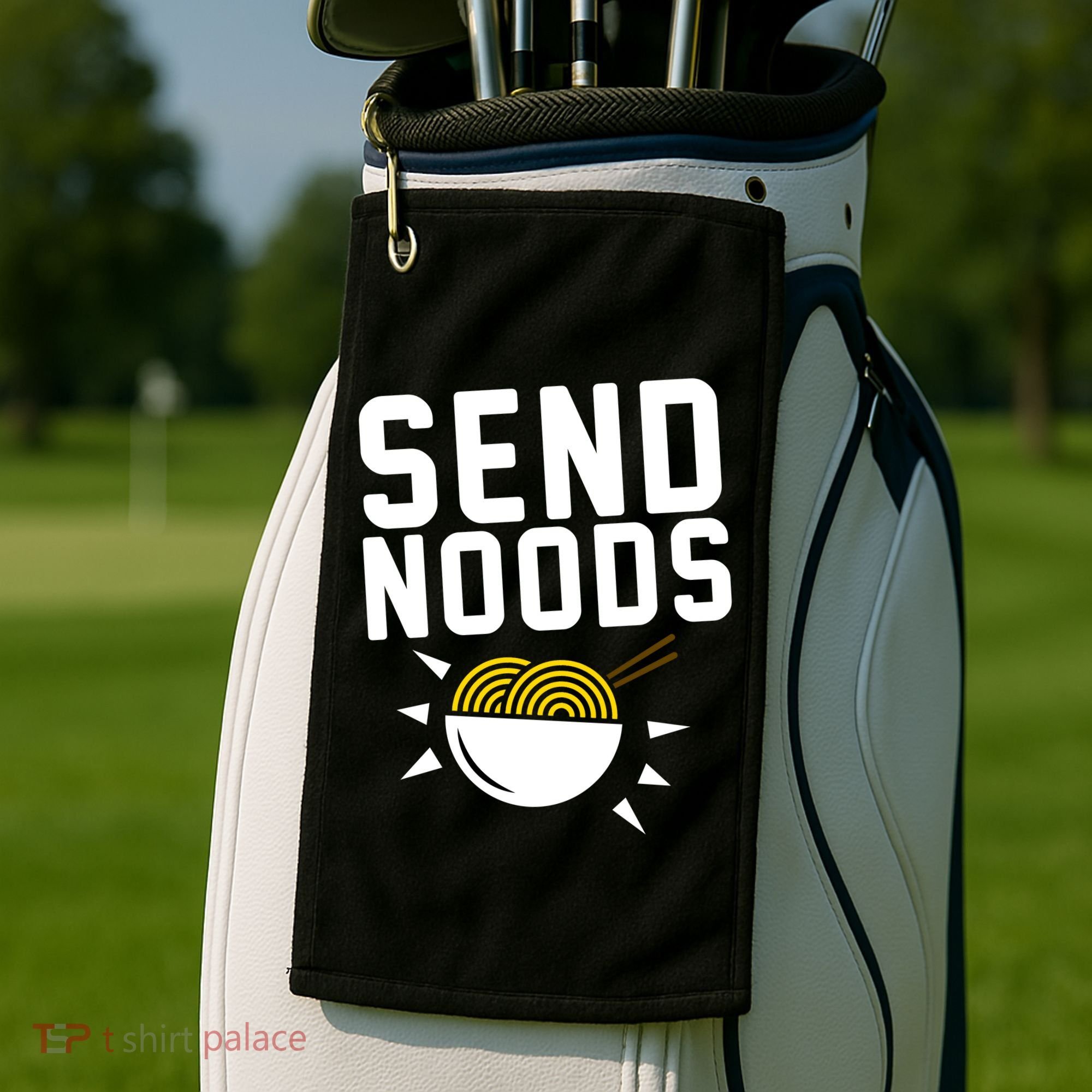 Send Noodles Golf Towel