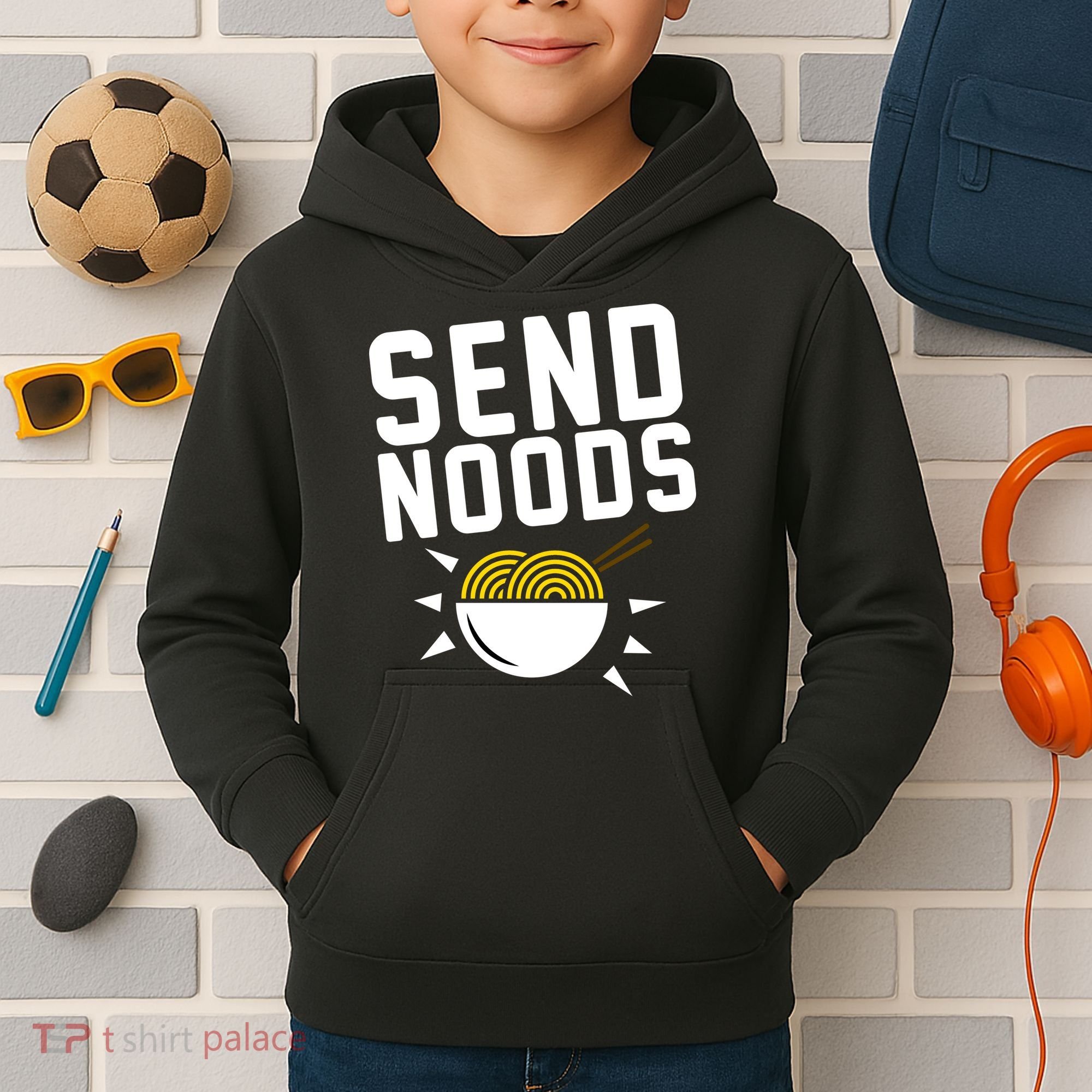 Send Noodles Kids Hoodie