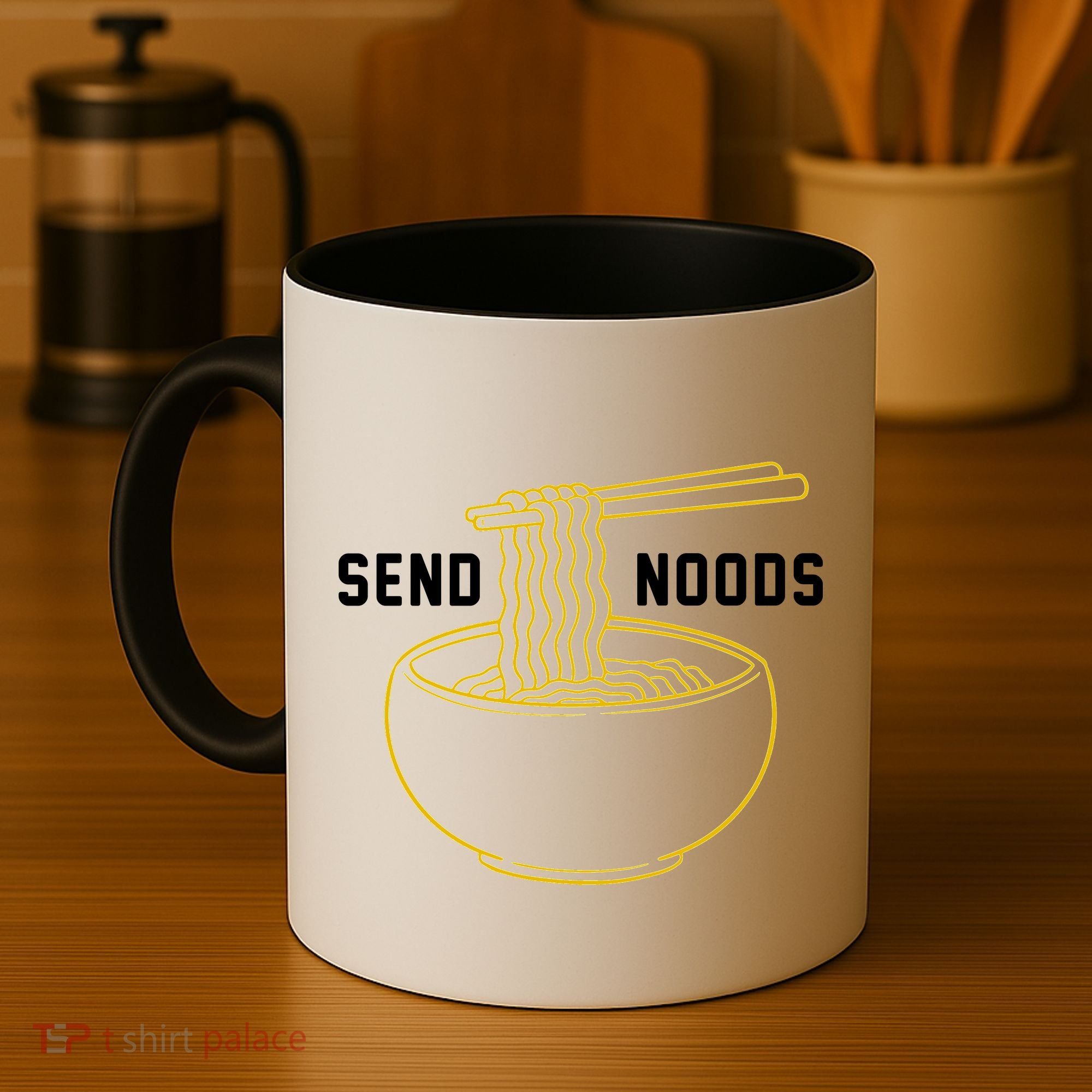 Send Noodles Funny Bowl Of Noodles Coffee Mug