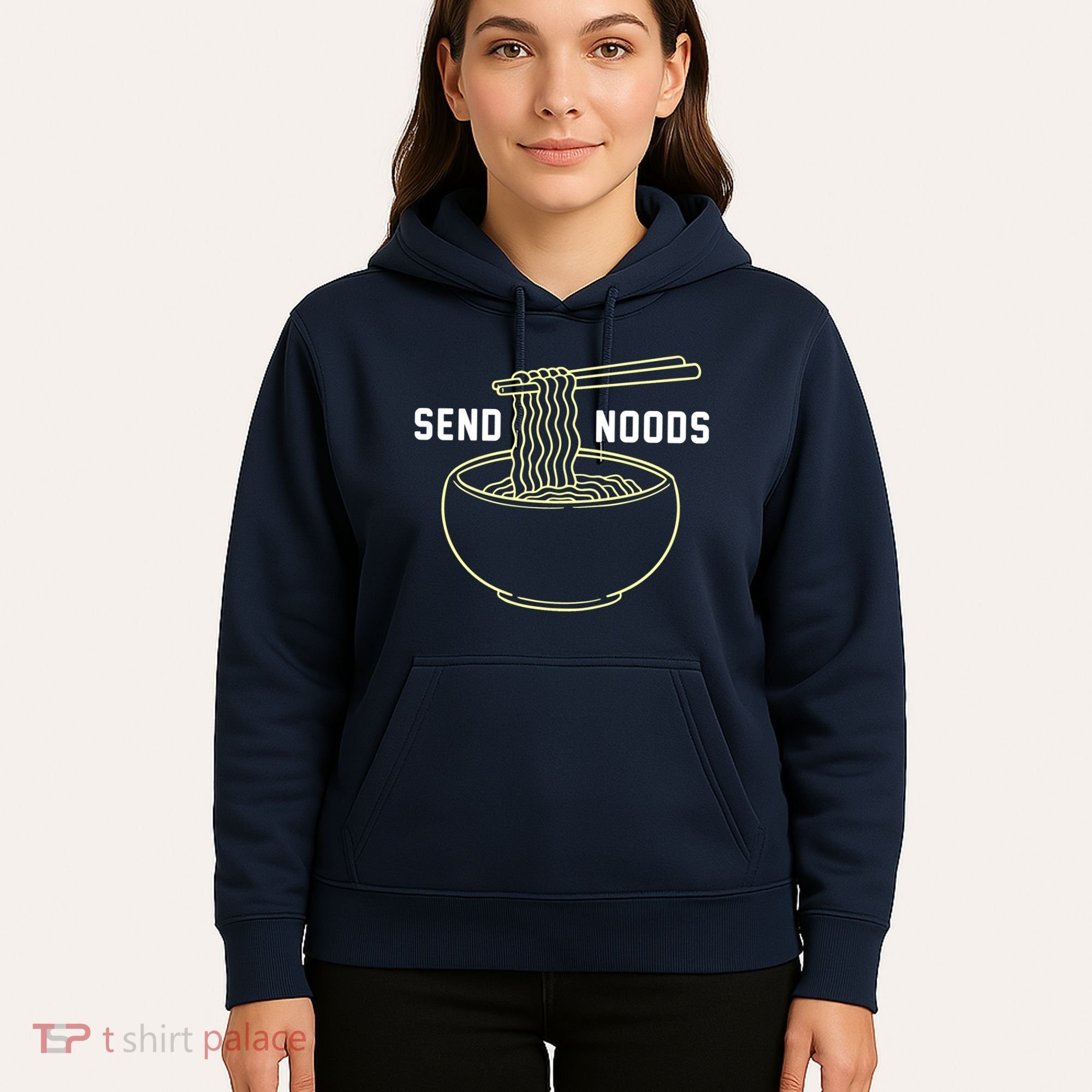 Send Noodles Funny Bowl Of Noodles Hoodie