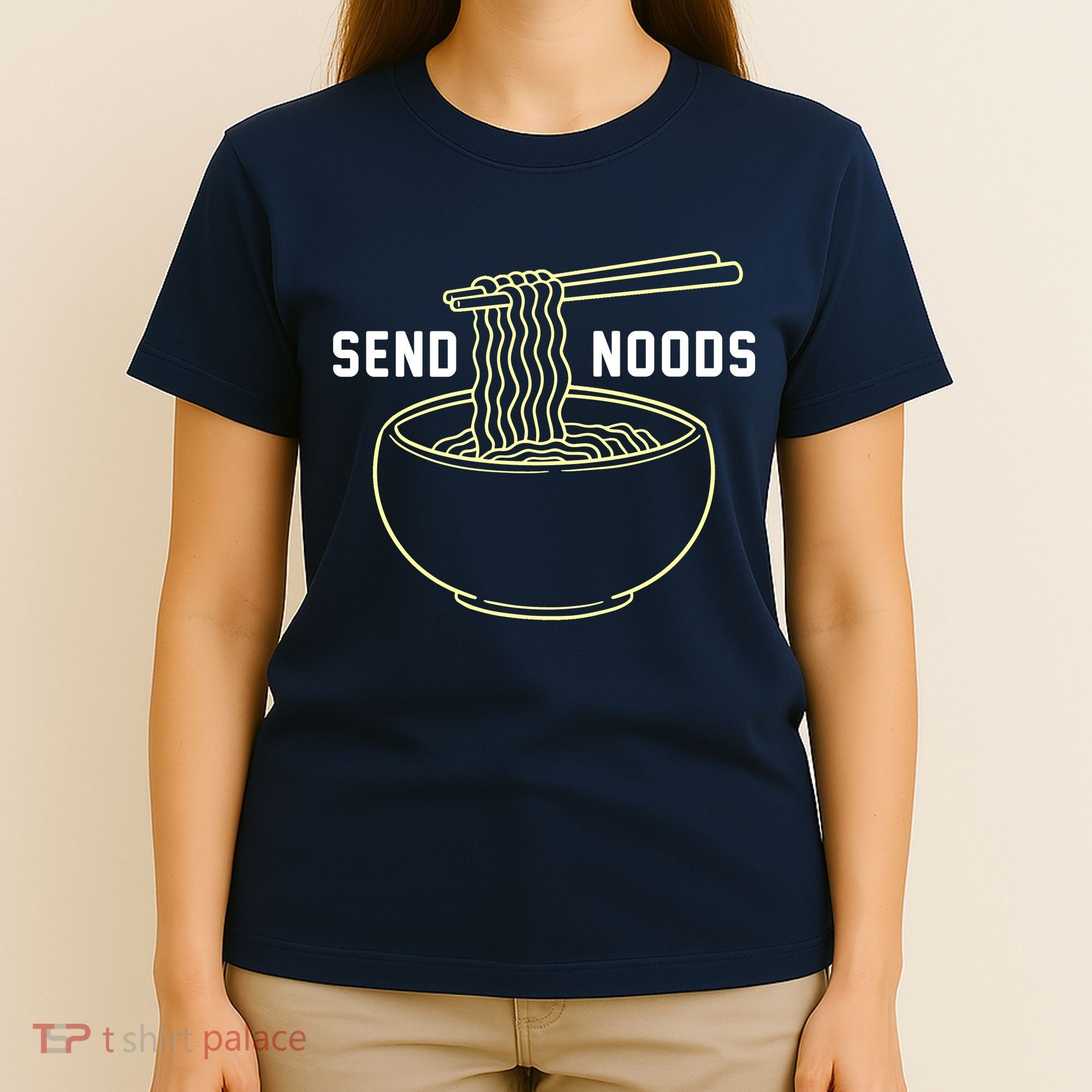 Send Noodles Funny Bowl Of Noodles T-Shirt