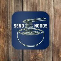 Send Noodles Funny Bowl Of Noodles Coaster thumb 0