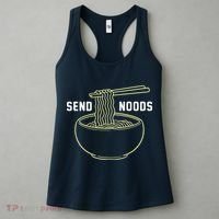 Send Noodles Funny Bowl Of Noodles Women's Tank Top thumb 3