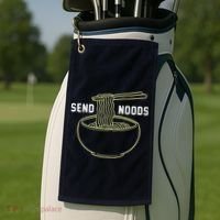 Send Noodles Funny Bowl Of Noodles Golf Towel thumb 2