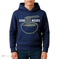 Send Noodles Funny Bowl Of Noodles Kids Hoodie thumb 4