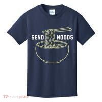 Send Noodles Funny Bowl Of Noodles Kids T-Shirt thumb 0