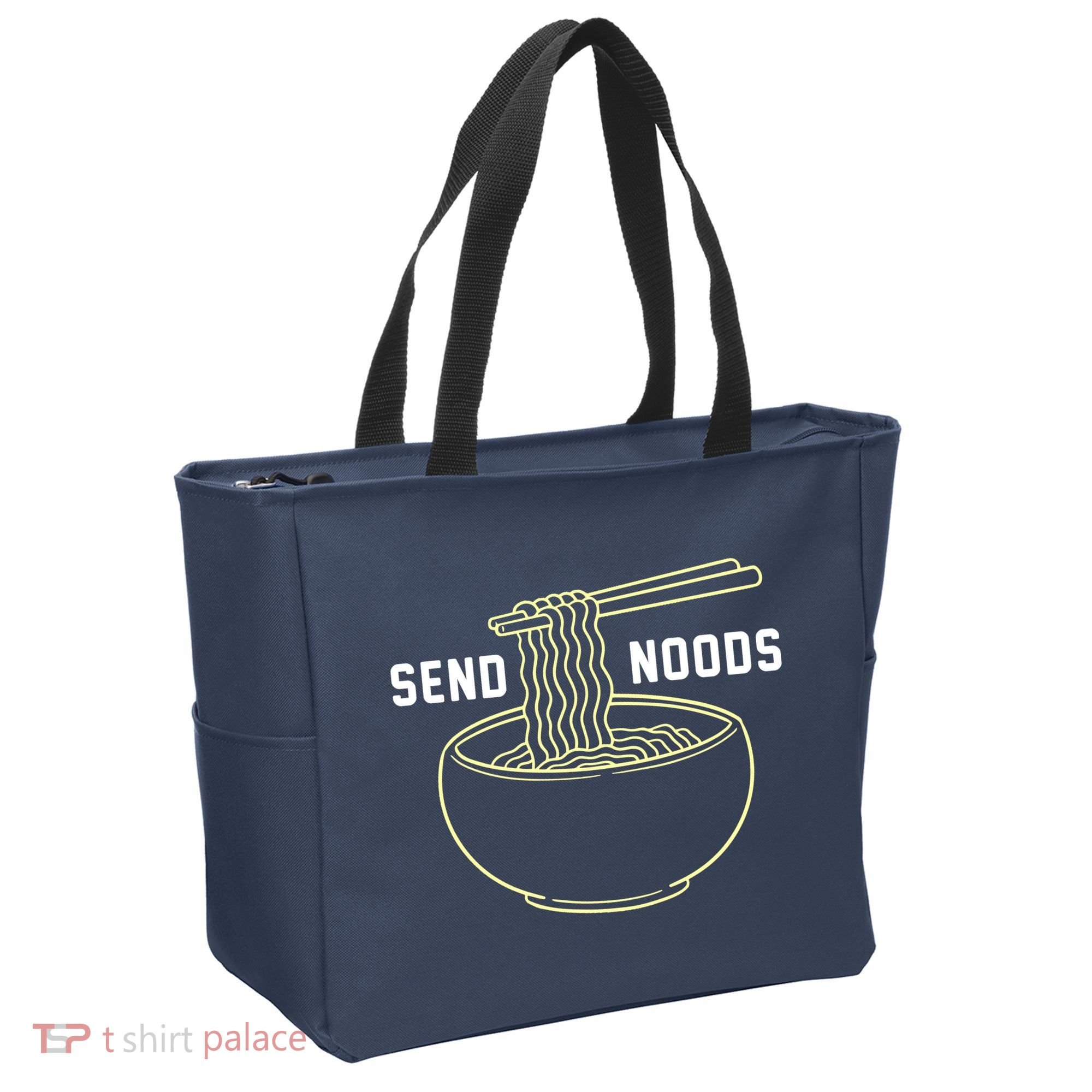 Send Noodles Funny Bowl Of Noodles Tote Bag