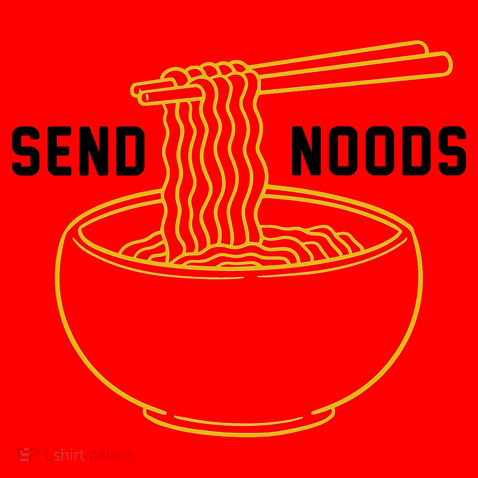 Send Noodles Funny Bowl Of Noodles Santa Hat