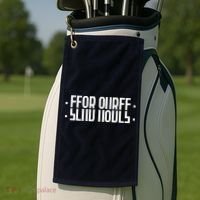 Send Nudes Funny Meme Secret Message Golf Towel thumb 2