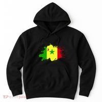 Senegal Flag Grunge Hoodie thumb 0