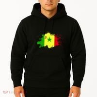 Senegal Flag Grunge Hoodie thumb 2