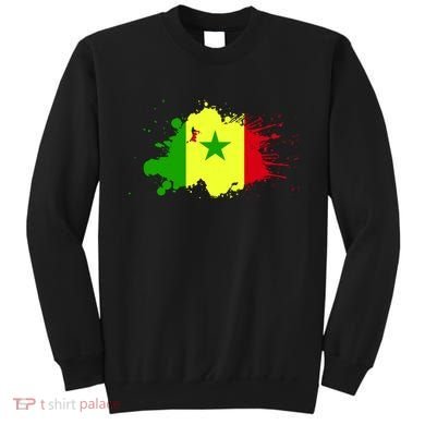Senegal Flag Grunge Sweatshirt