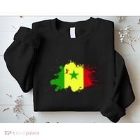 Senegal Flag Grunge Sweatshirt thumb 2