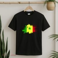 Senegal Flag Grunge T-Shirt thumb 2