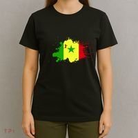 Senegal Flag Grunge T-Shirt thumb 4