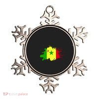 Senegal Flag Grunge Ornament thumb 0