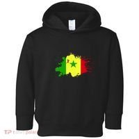 Senegal Flag Grunge Toddler Hoodie thumb 0