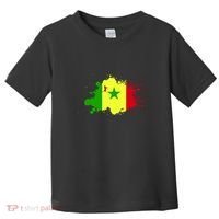 Senegal Flag Grunge Toddler T-Shirt thumb 0