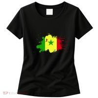 Senegal Flag Grunge Women's T-Shirt thumb 0