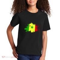 Senegal Flag Grunge Kids T-Shirt thumb 2