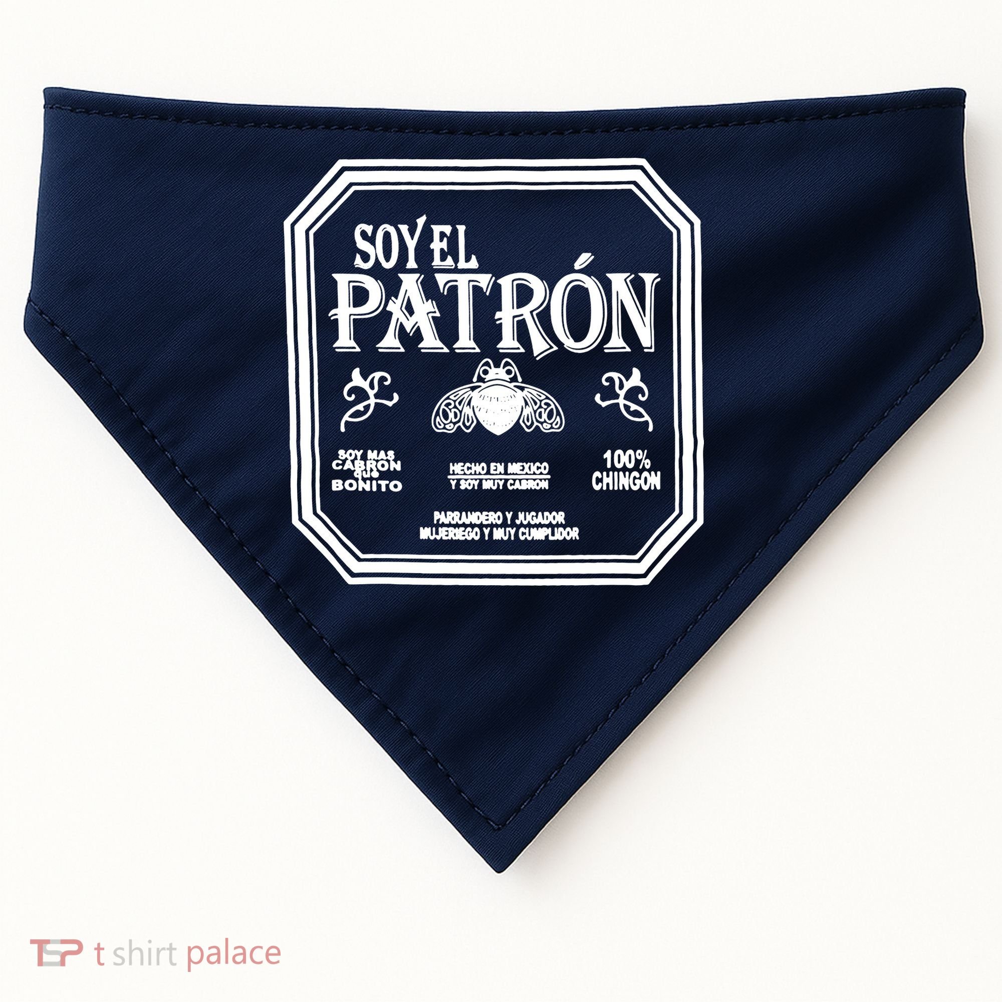 SOY EL PATRON LATINO FUNNY USA-Made Doggie Bandana