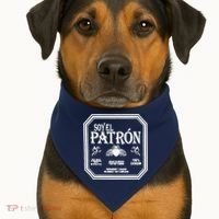 SOY EL PATRON LATINO FUNNY USA-Made Doggie Bandana thumb 1